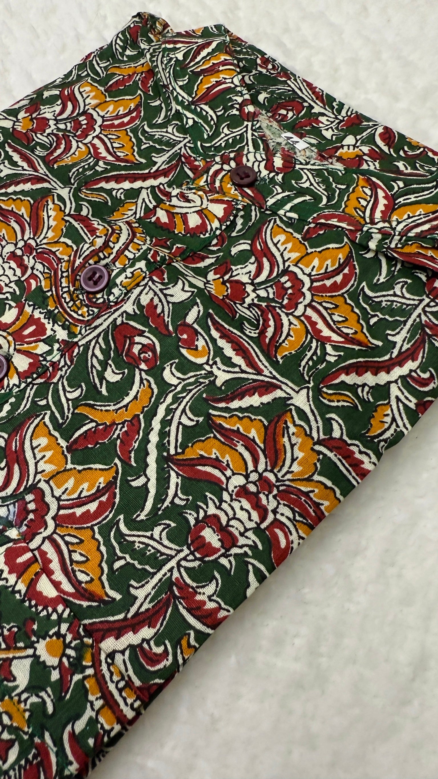 Ajrakh kurta and Mundu